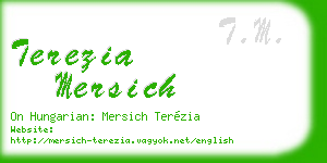 terezia mersich business card
